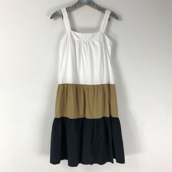 ANTHROPOLOGIE Maeve Colorblock Dress XS Petite - Picture 8 of 15